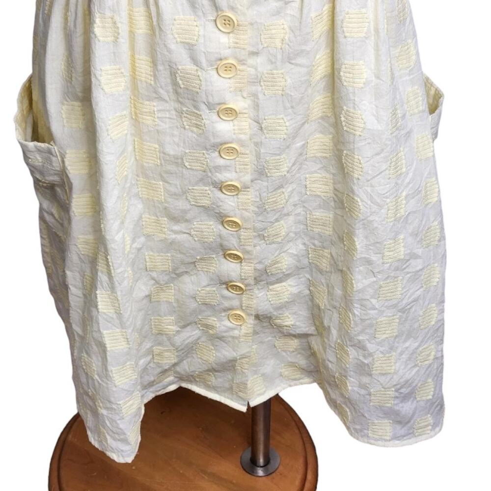 ModCloth Pale Yellow Button-Front Sundress - Picture 5 of 11
